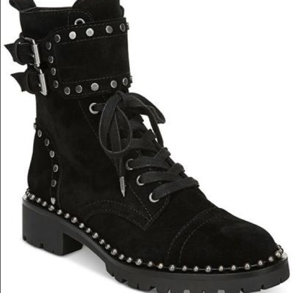 Sam Edelman Jennifer Suede Combat Boots
